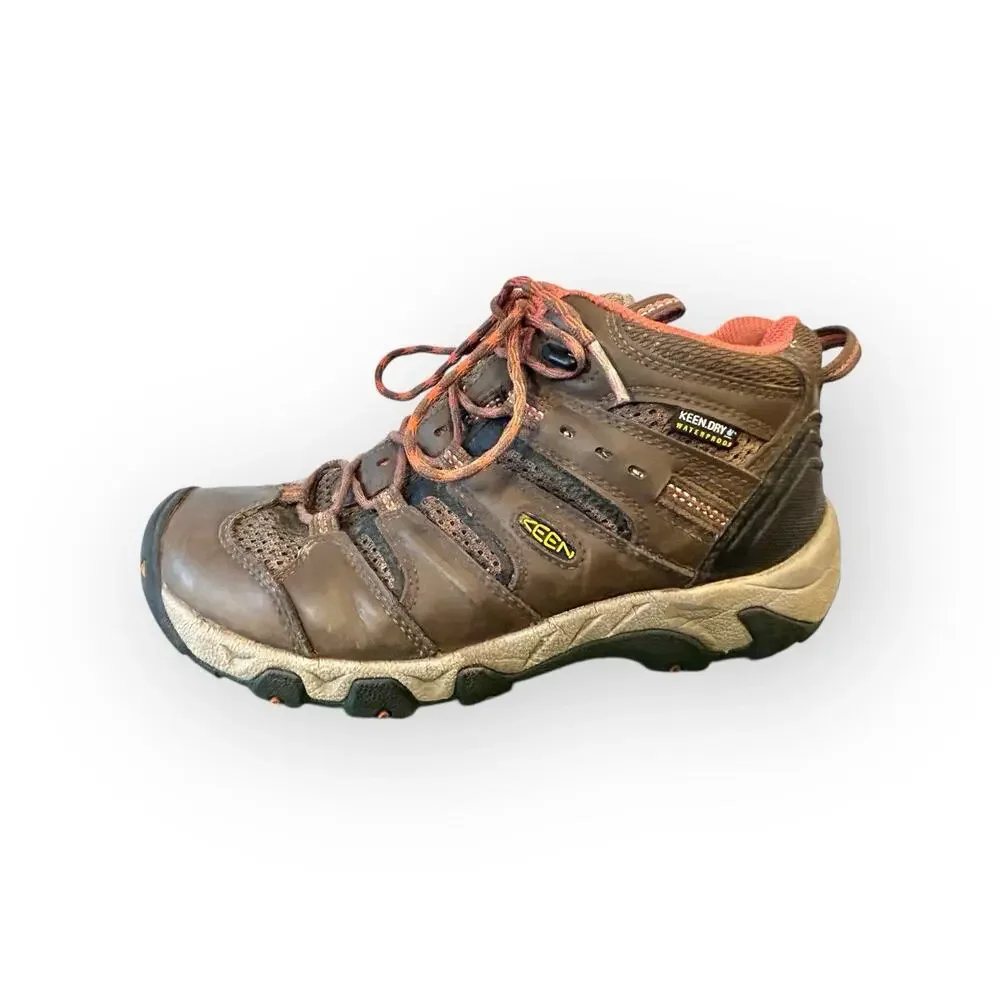 KEEN Koven Women's Waterproof Mid Hiking Boots Dark Earth/Arabesque Size 8